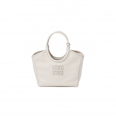 MIU MIU IVY LEATHER HANDBAG 5BA284 (23.5*22*12cm)